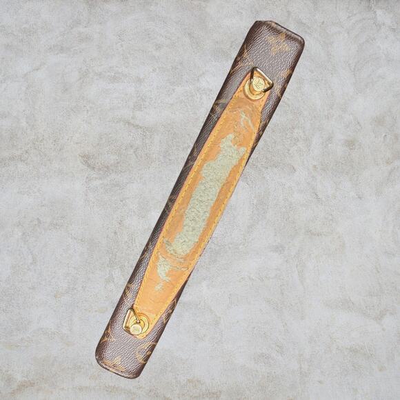 Louis Vuitton Monogram Monceau Top Handle Briefcase Bag Brown Vintage - Picture 5 of 5